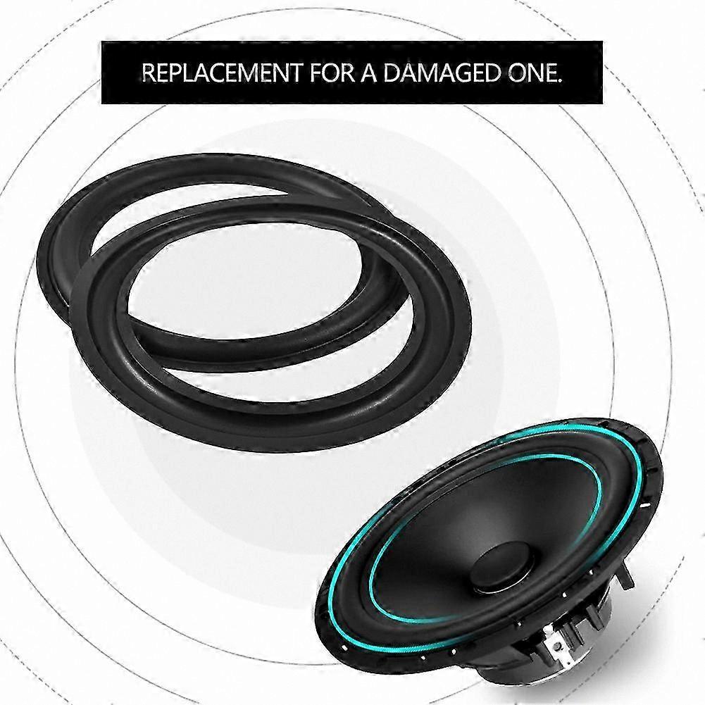 8" Speaker Foam Surround Replacement Kit - 2 Pack o Repair Rings for Speakers