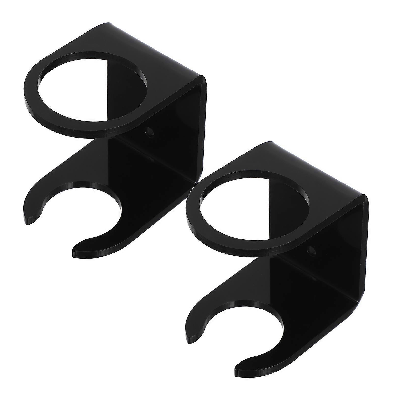 Baseball Bat Holder Acrylic Bat Stand for Display 6Sets Black