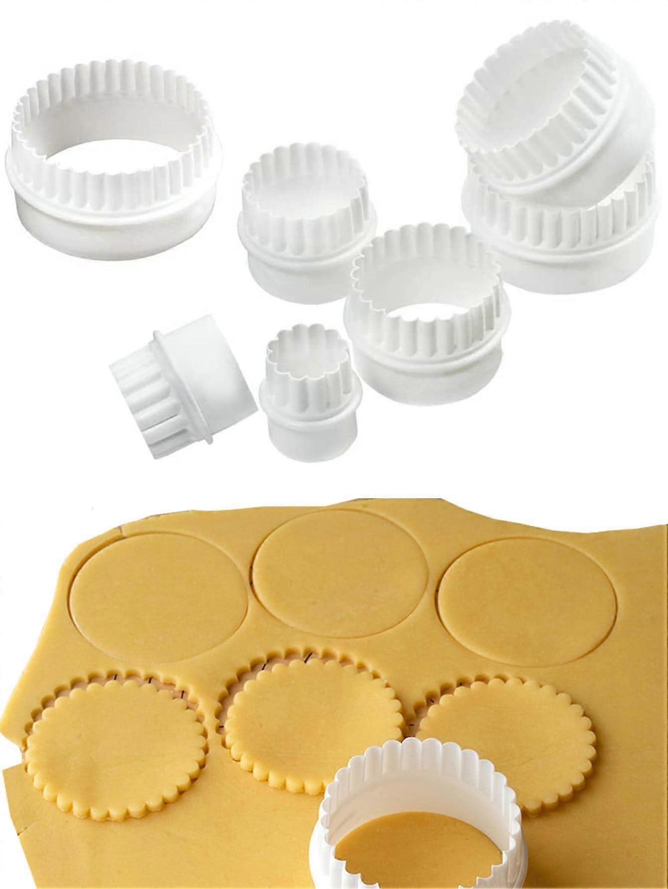 6pcs Round Cookie Cutter Back To School