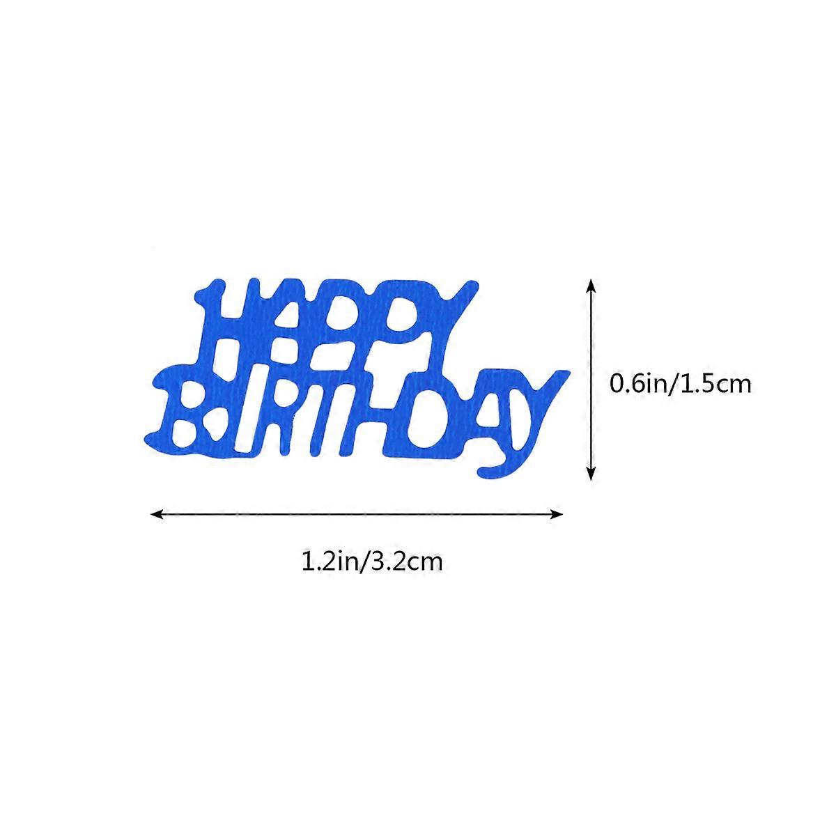 Confetti Decoration Happy Birthday Table Confetti for Party 4Packs