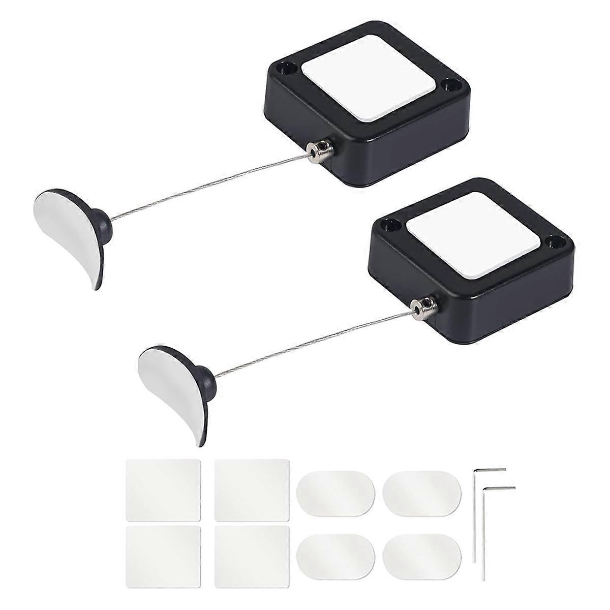 Retractable Remote Control Tether Lock: 6.2 Ft Upgraded Pulling Force Security Lanyard Lock with Adj