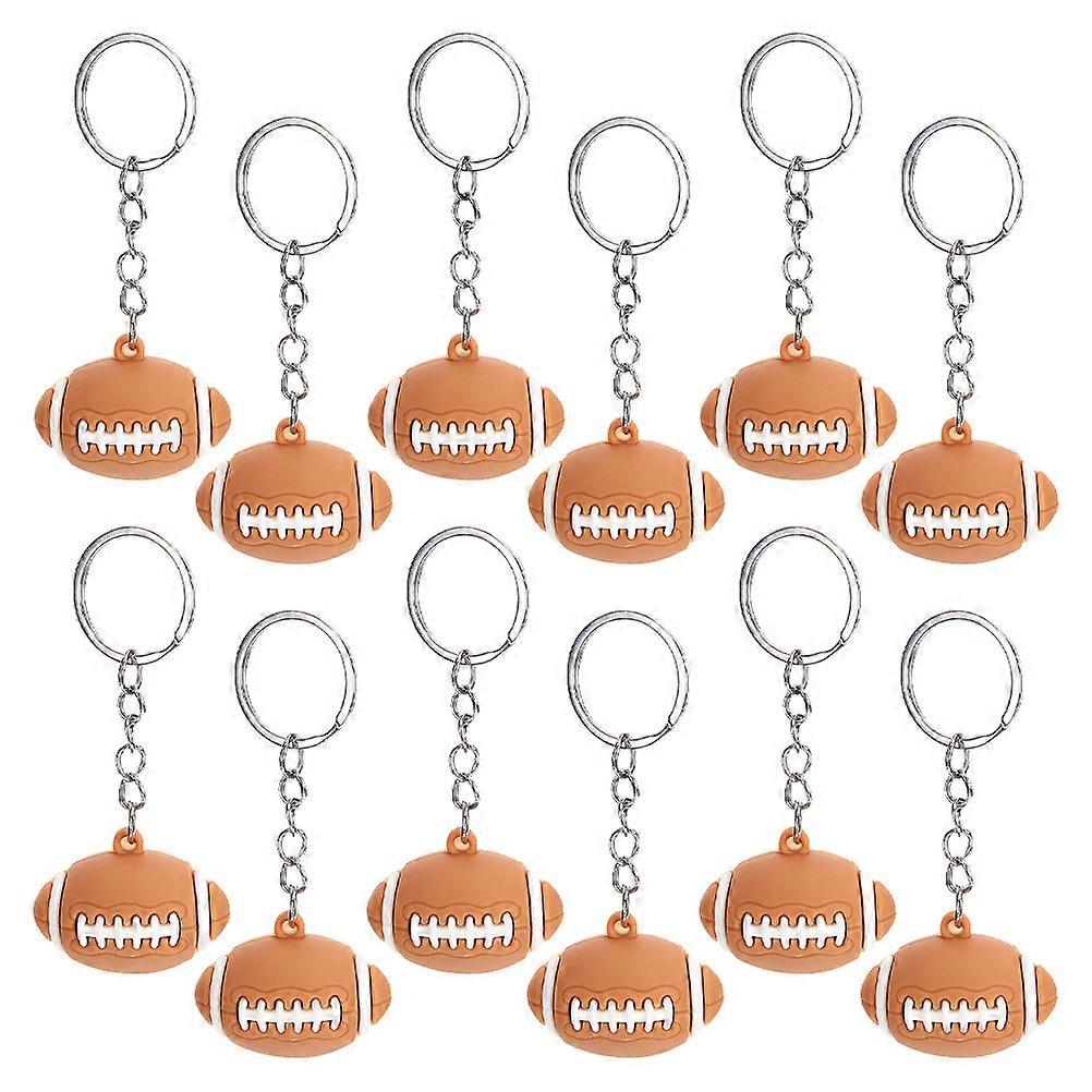 Rugby Keychain Souvenir with Creative Rugby Modeling 36Pcs Pack