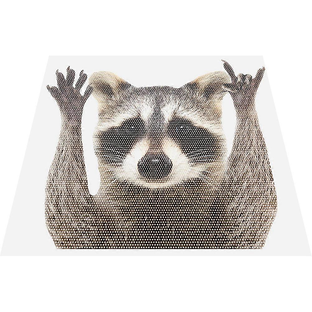 Rectangular Cartoon Car Window Stickers for Festival and Vehicle Decoration in 11.79x9.90in Size with Durable Function 5Pcs