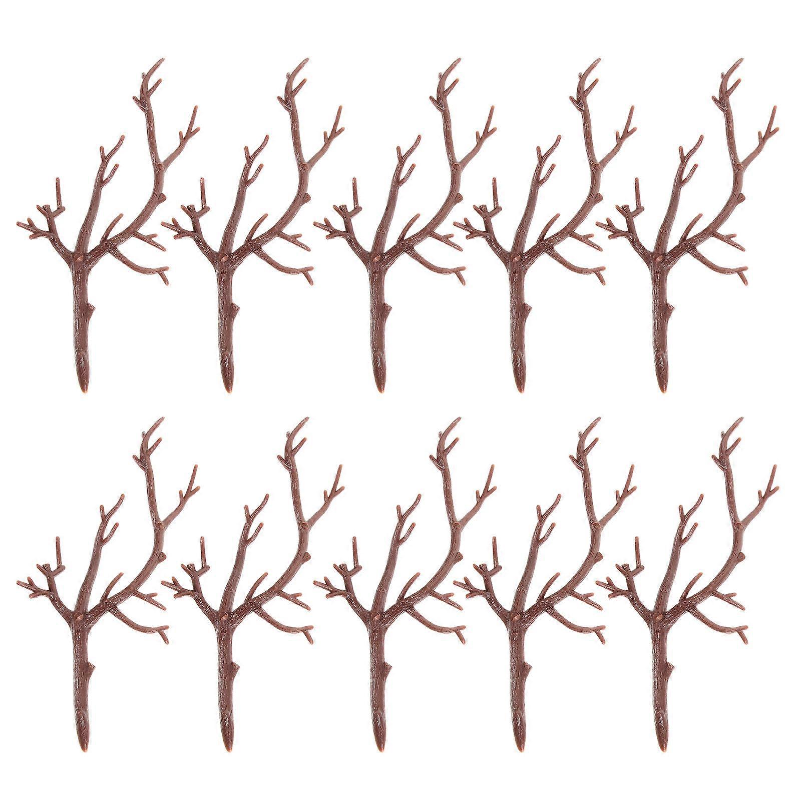 Tree Branches For Crafts Diy Craft Branches Wedding Decorative Item 20.00X9.00X1.20CM 10Pcs