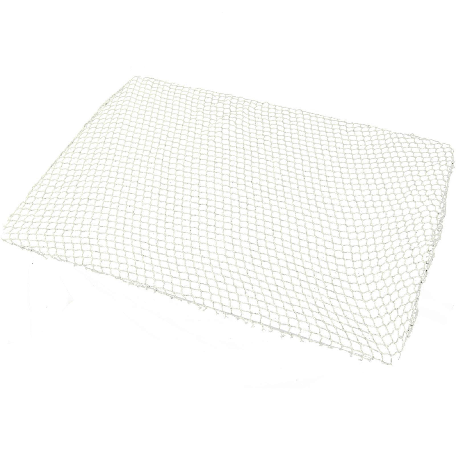 White Aquarium Mesh Cover Fish Tank Netting Cover for 3Pcs Anti-Escaping