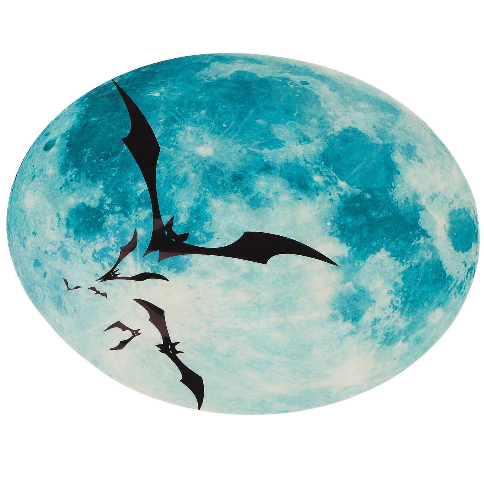 Wallpaper Halloween Bat Moon Design for Decoration 3Pcs