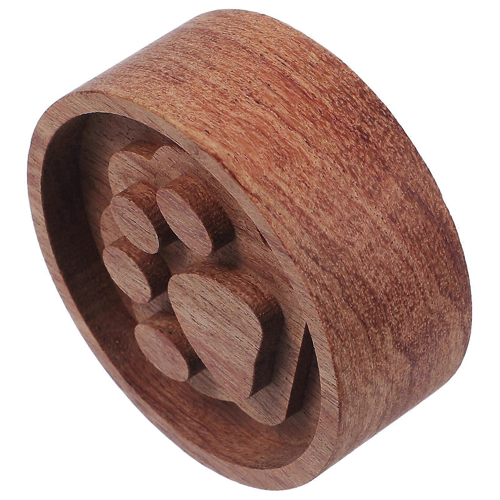 Brown Wooden Diffuser Essential Oil Aromatherapy Block for Home Use