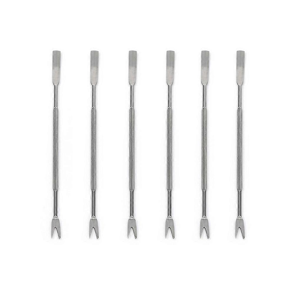 Seafood Tool Set Nutcracker for Opening Nut 6Pcs Lobster Opener Forks