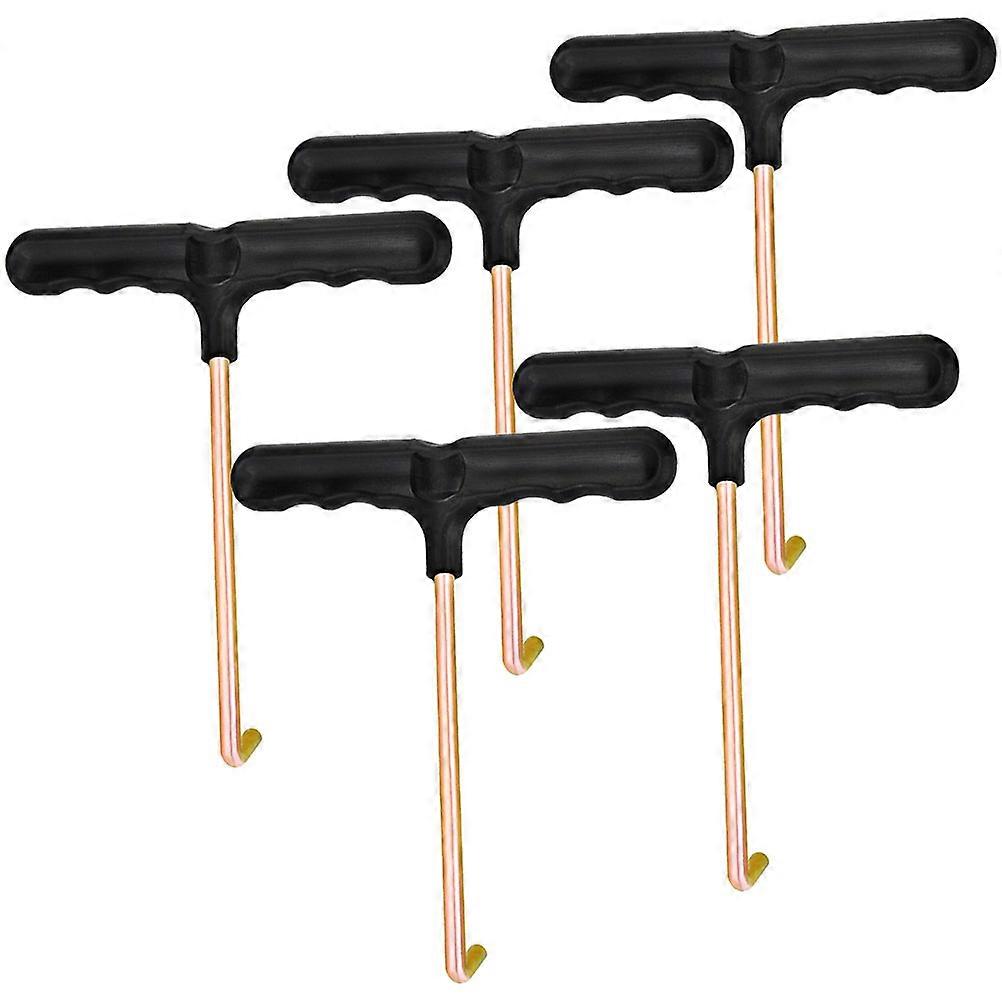 10 Pcs Portable Shoelace Pullers T-Shaped Shoe Lace Tighteners Designed For Shoes Assorted Color Shoelace Tightening 10 Pcs