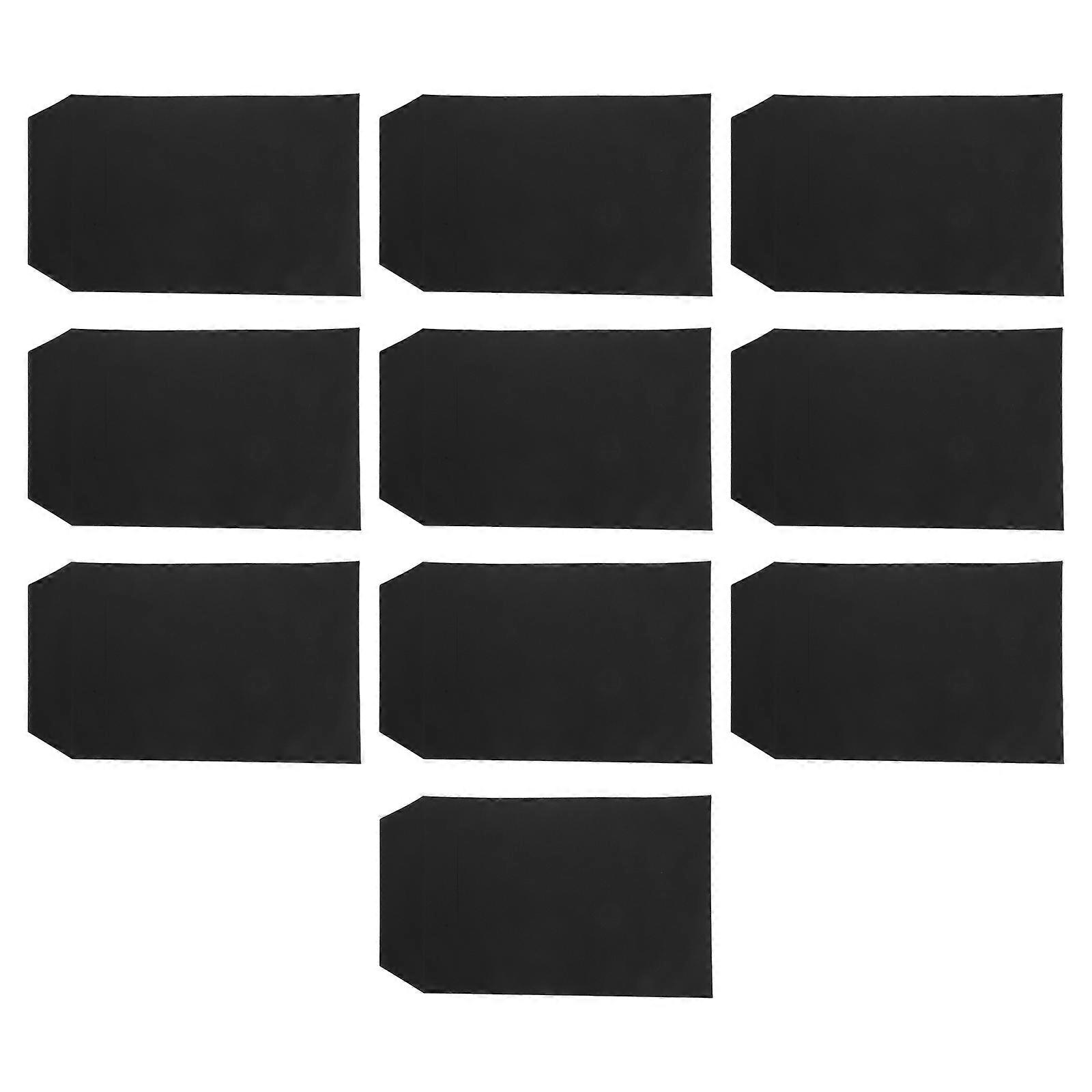 File Bags Document Storage Bags for Storage 10Pcs Black Paper Envelopes