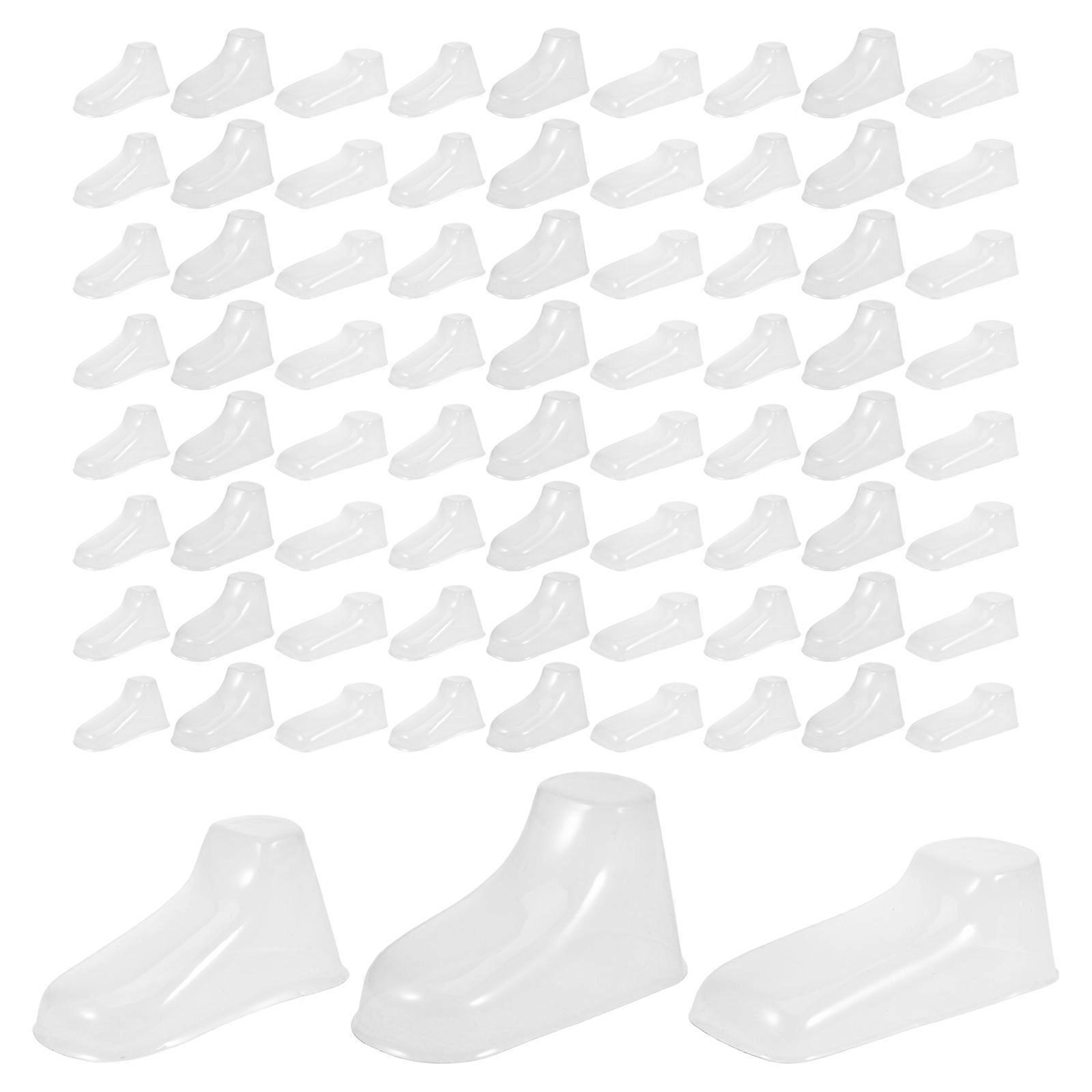 Clear Plastic Baby Feet Shaper Display For Store Display 8.50X4.00X4.00CM Multi-functional Use Organized 360 Pcs