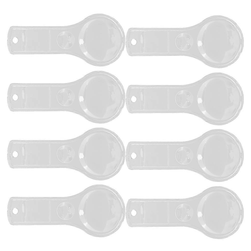 Magnifying Glass For Home Plastic Magnifiers For Classroom Science Education 8Pcs