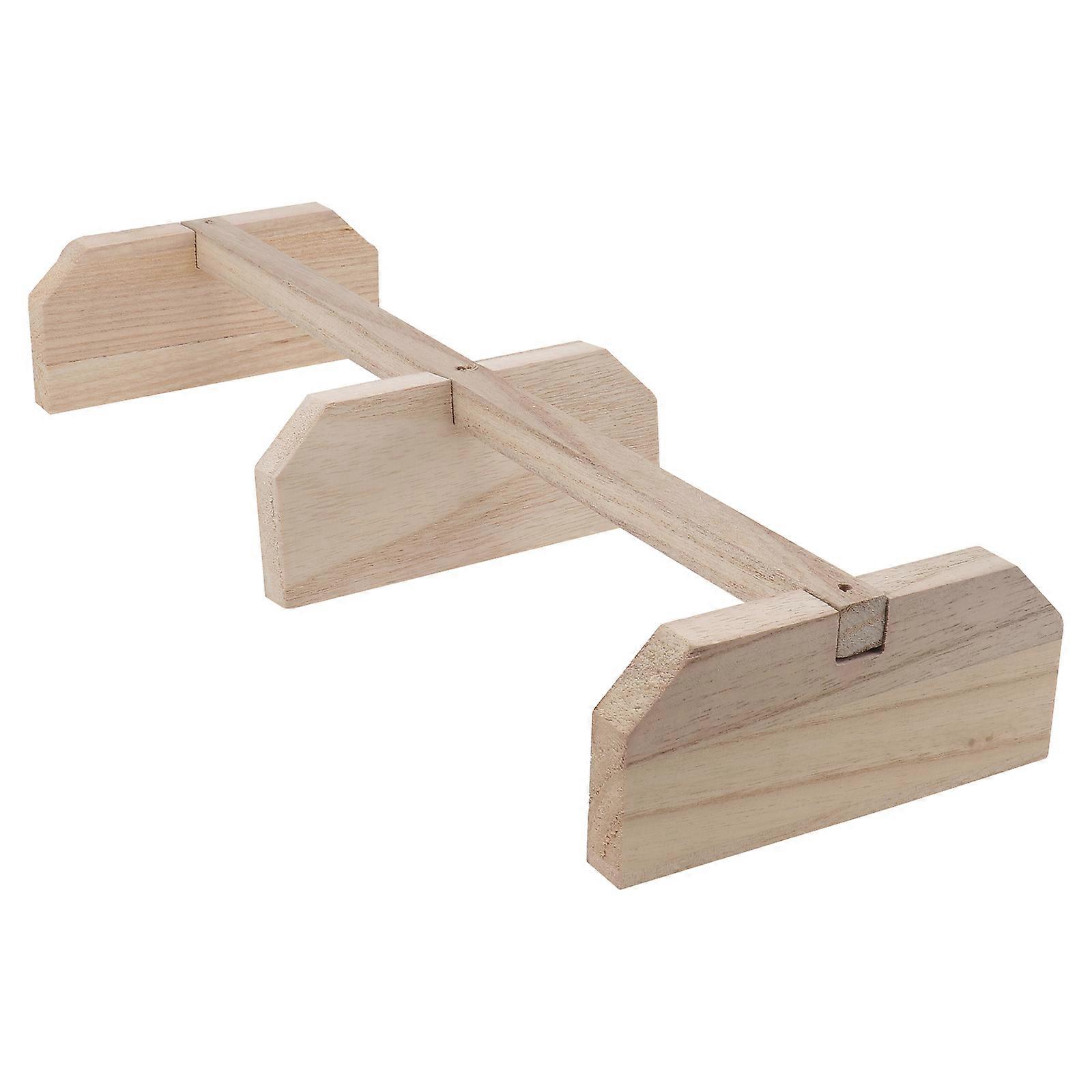 Wooden Pigeon Stand Chicken Perch for Roosting 2Pcs Bird Rack