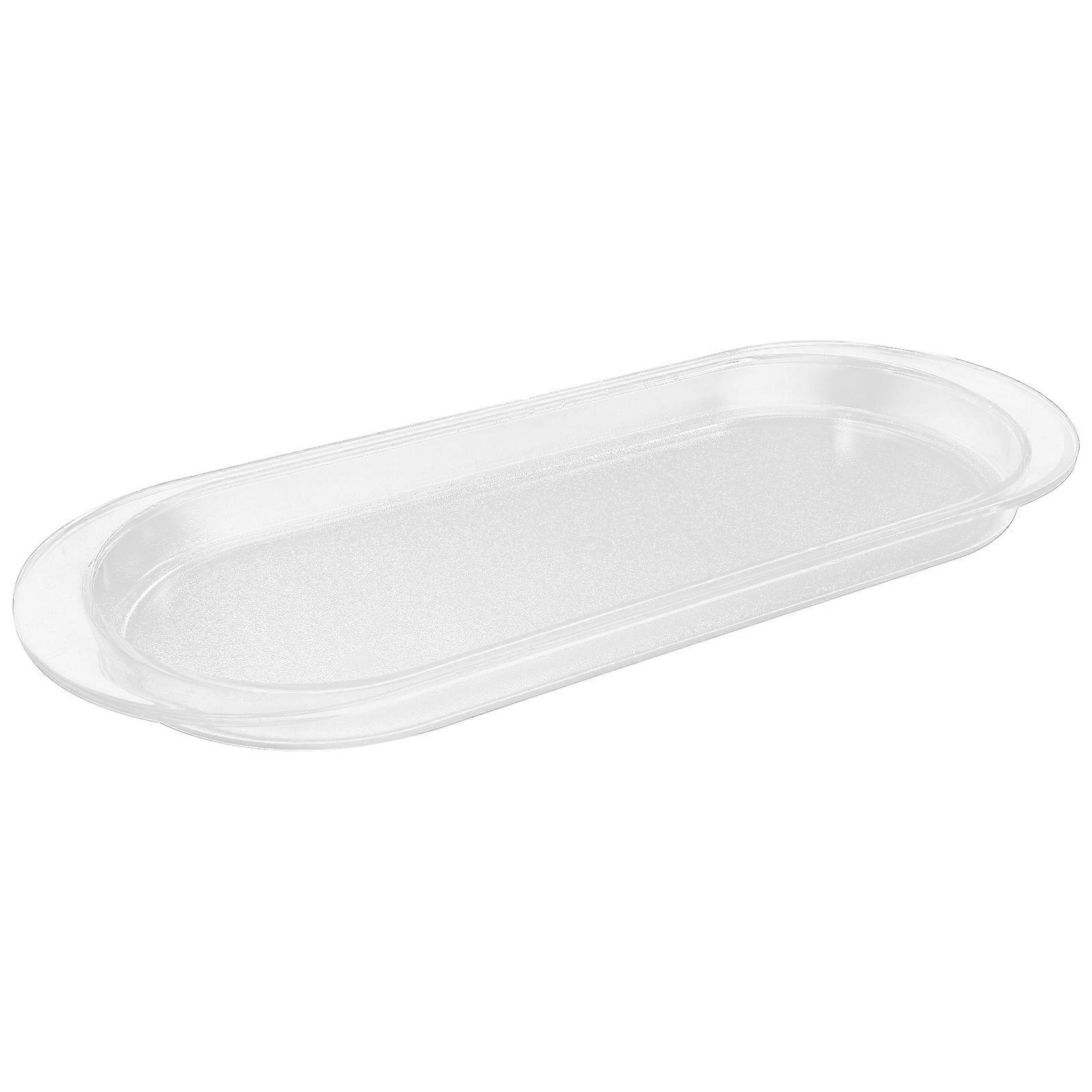 Transparent Condiment Storage Tray Kitchen Container for Home 5Pcs