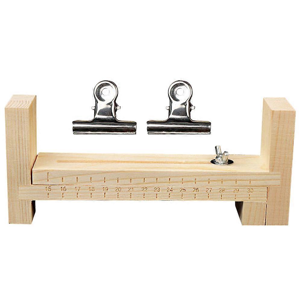 DIY Bracelet Weaving Tool Kit Lanyards Maker For Crafting Decorations 21X9Cm Wood Material 2 Sets