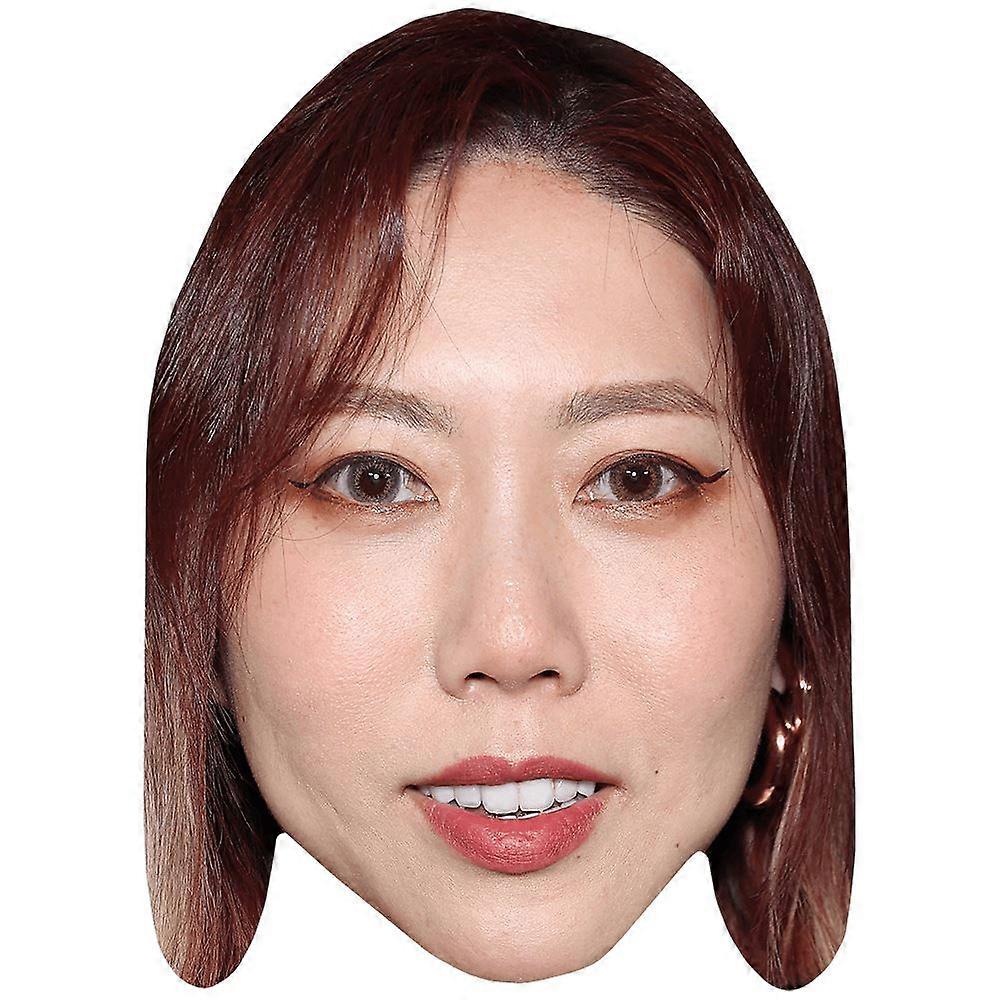 Faye Tsui (Smile) Big Head. Larger than life mask.