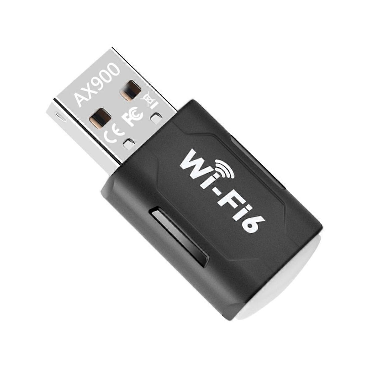900Mbps WiFi 6 USB Adapter AX900 2.4G 5G Dual Band USB Dongle Wireless WLAN Receiver for Win10&Win11