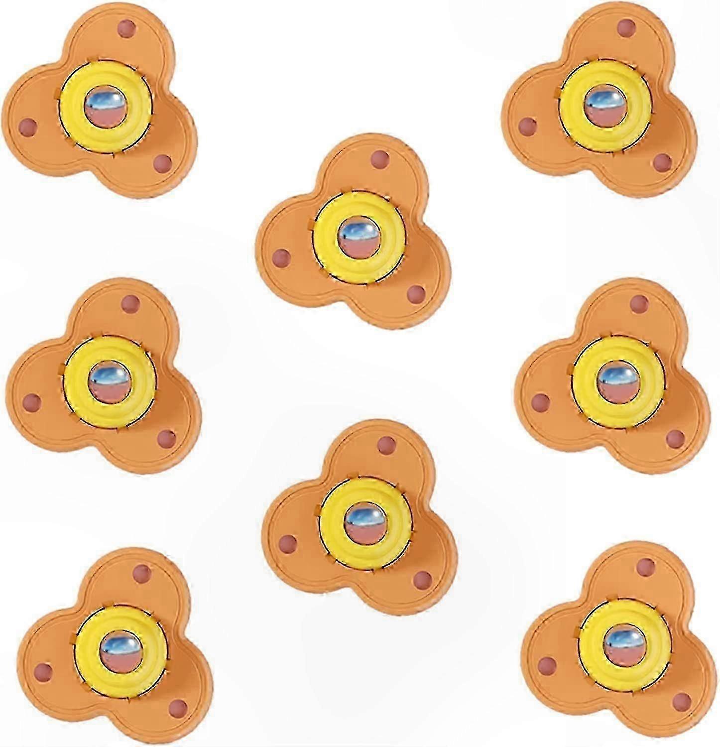 8-Pack Mini Swivel Casters, Self-Adhesive Wheels, 360 Rotation for Furniture & Storage Solutions