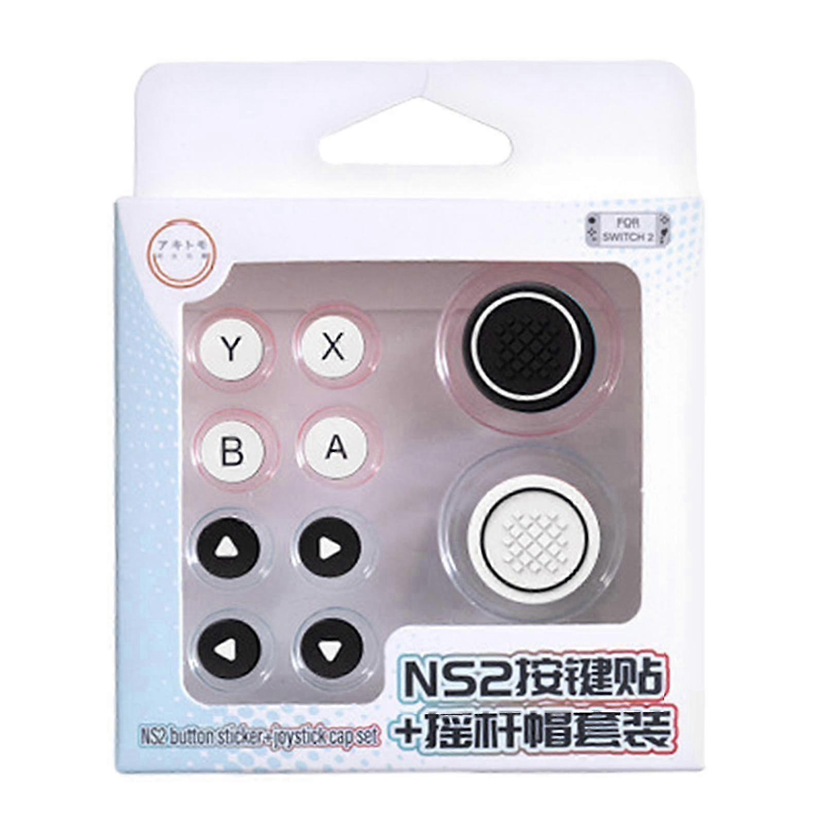 For Switch 2 Silicone Button Covers Thumb Grip Set Easy to Install for Switch 2 Accessories