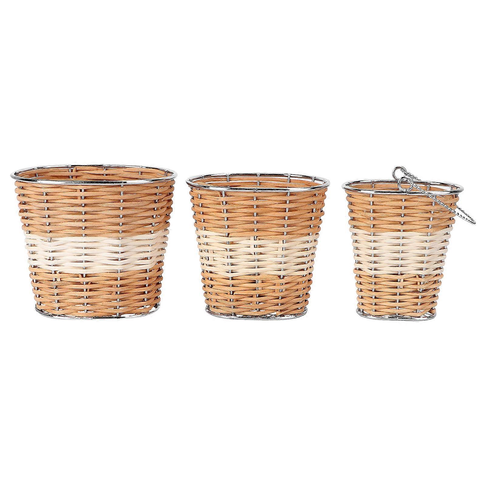 Home Storage Basket Woven Storage Container for Organization 9Pcs Set