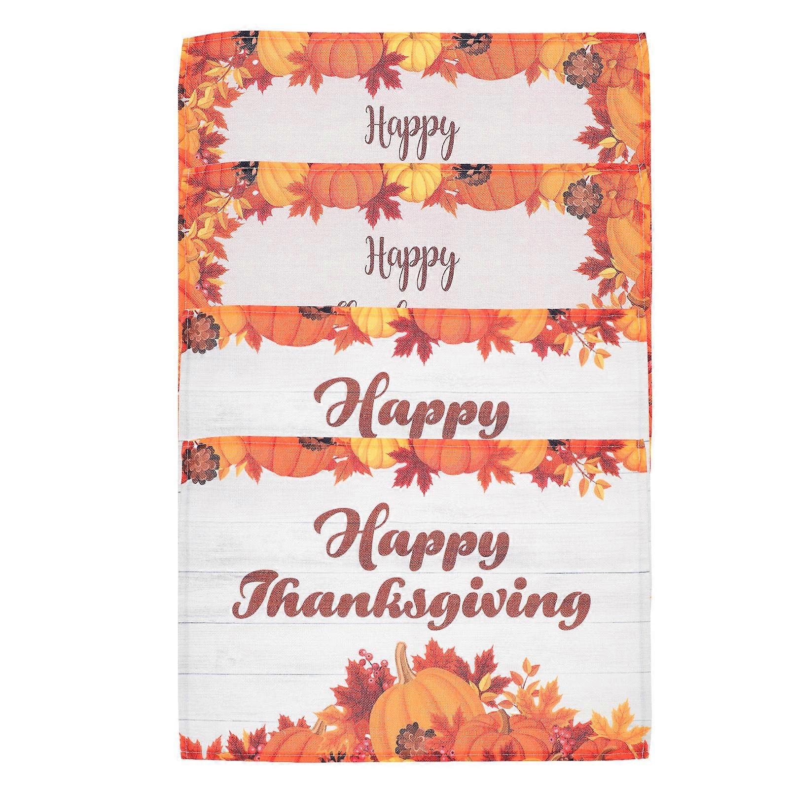 8 Pcs Rectangular Thanksgiving Table Mats Assorted Color Heat Insulation for Home Restaurant Holiday Parties