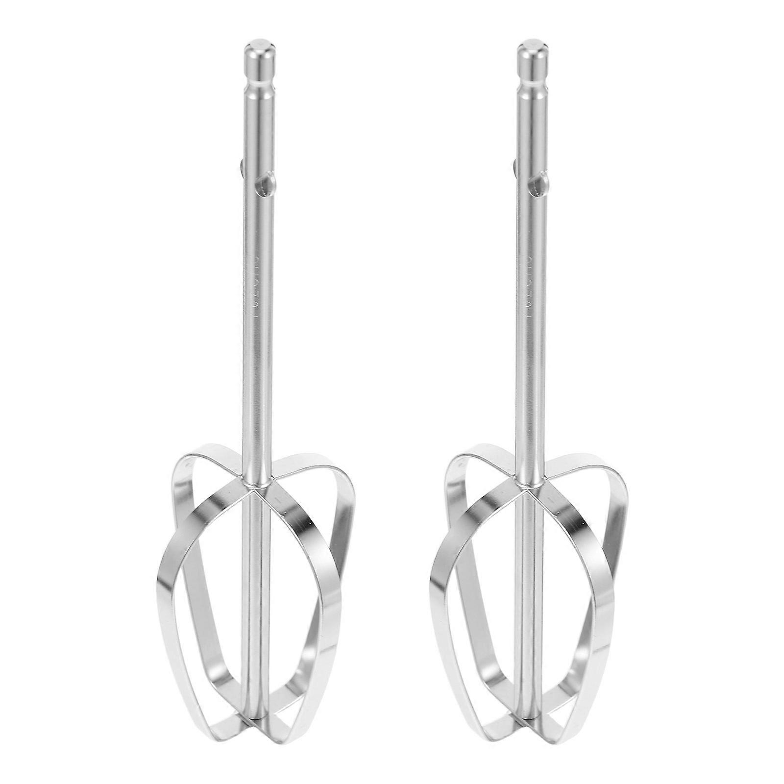 Hand Mixer Beaters Attachments Stainless Steel for Kitchen Use 6Pcs