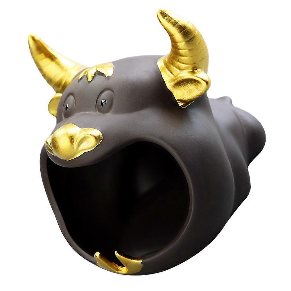Cattle Ashtray Household Ashtray for Cleaning 3Pcs Coffee Ceramic Set