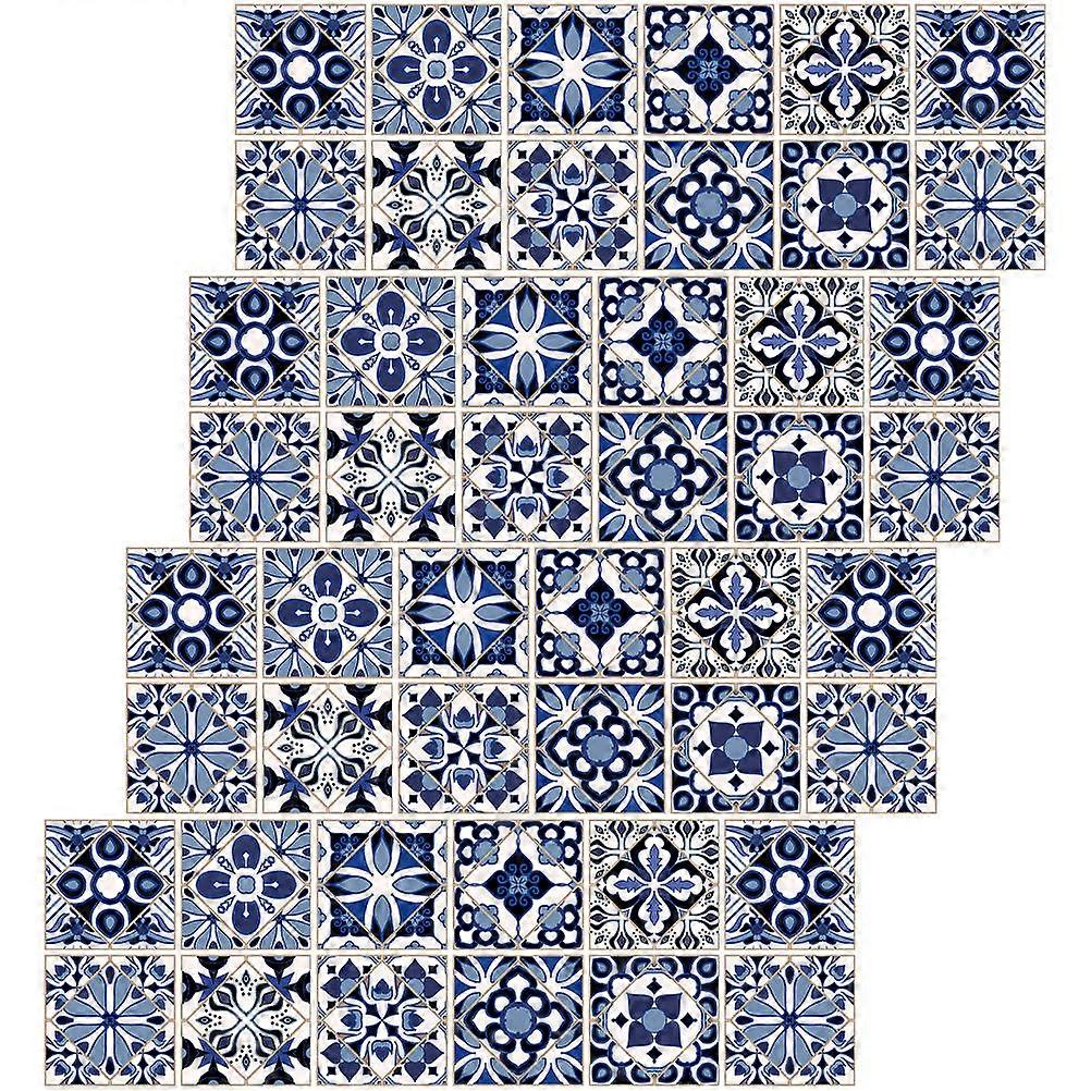 Decorative Tile Decals Retro Pattern for Wall Use 240Pcs Set