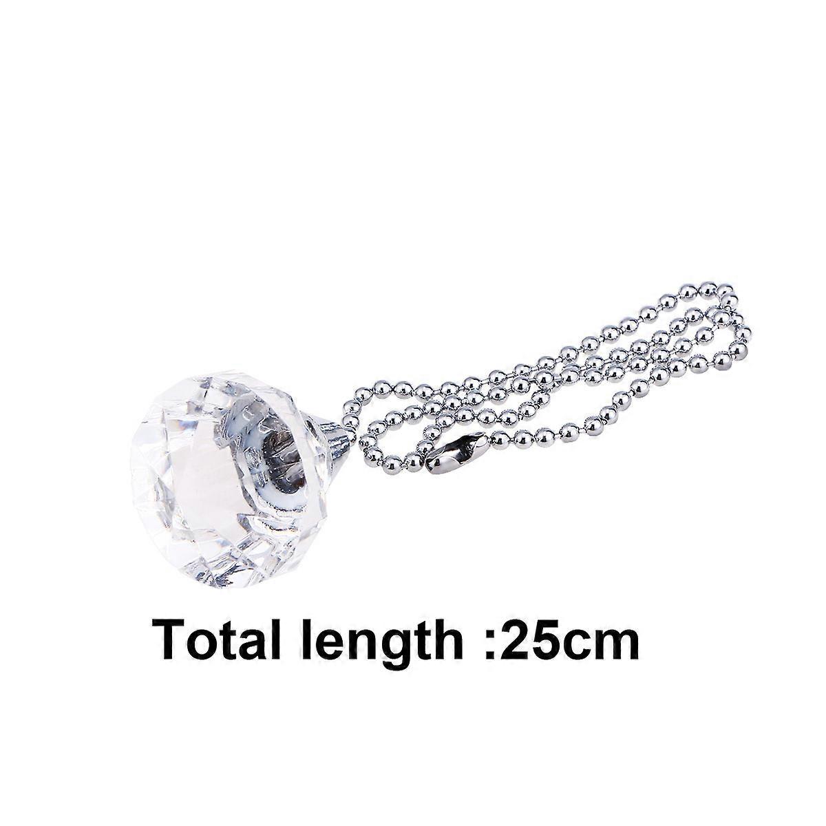 Ceiling Light Fan Chain Diamond Pull Chain Replacement 2Pcs with Connector