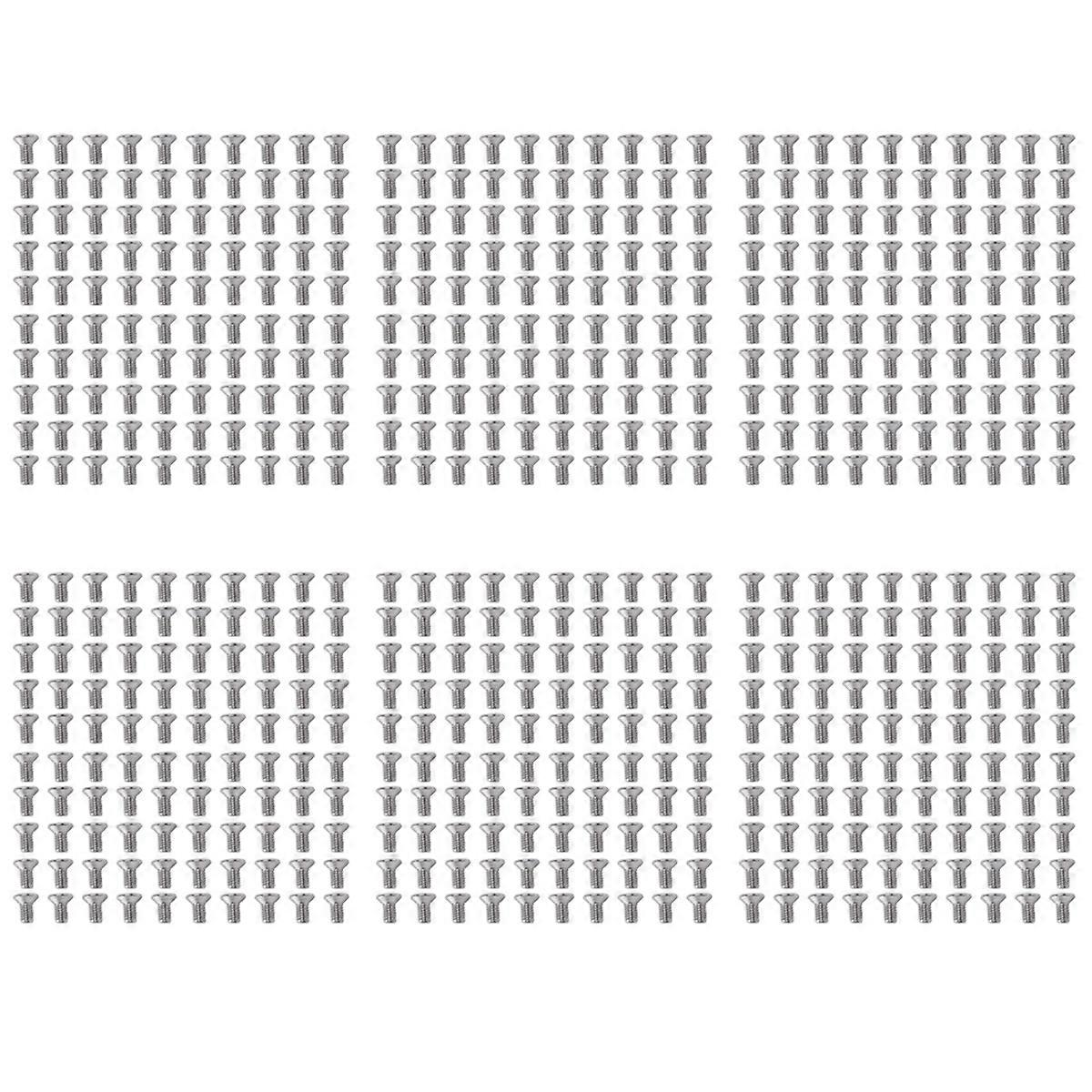 M3 x 6mm Flat Head Countersunk Bolts Machine Screws 100pcs