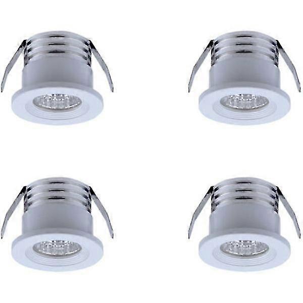 Set mit 4 Mini-LED-Einbaustrahlern, 3 W, kaltweißes Licht weiß p20241126939