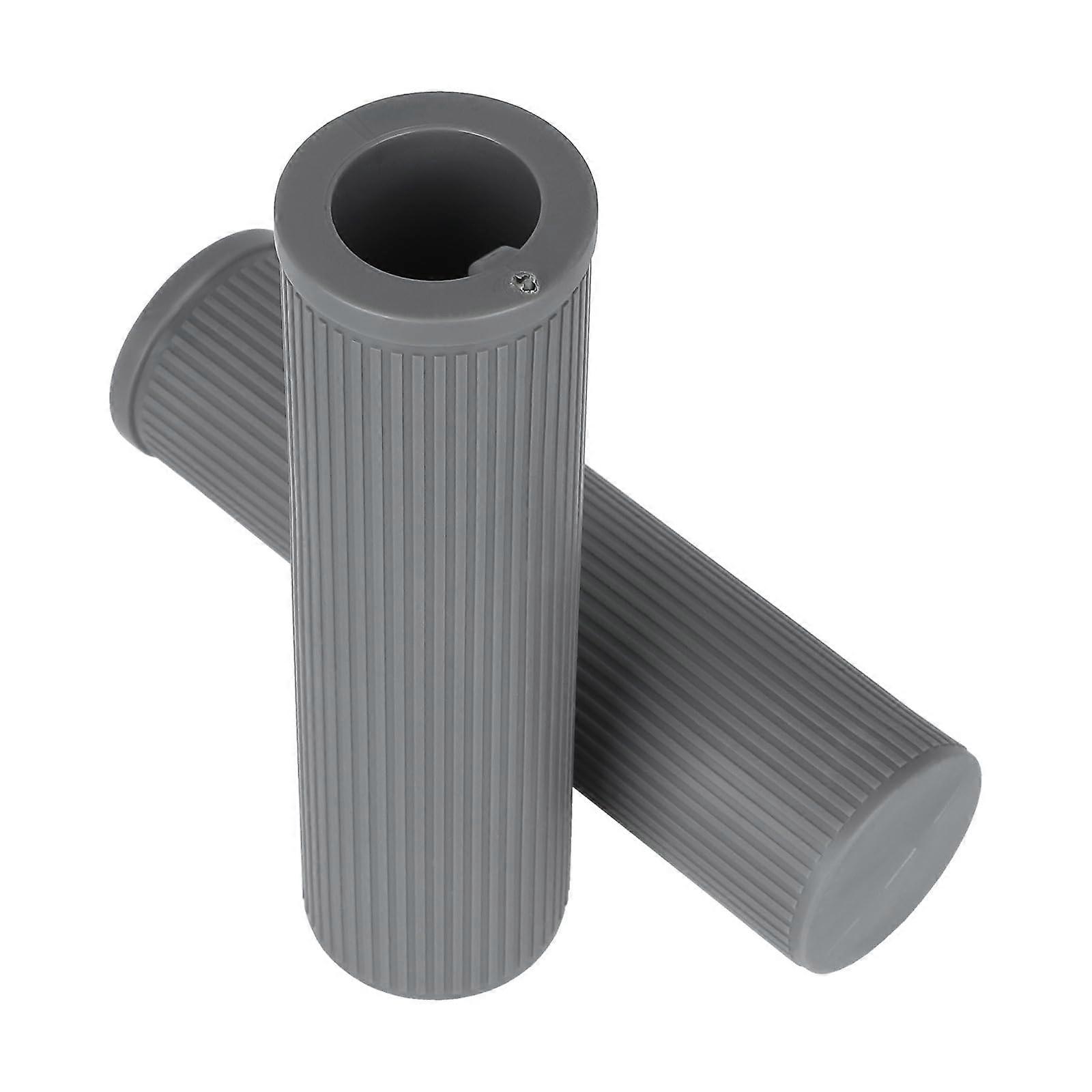 Handlebar Grips For 4 Lite And 4 Pro, NonSlip Rubber, Grey, 1 Pair, Replacement Parts For Electric Scooter