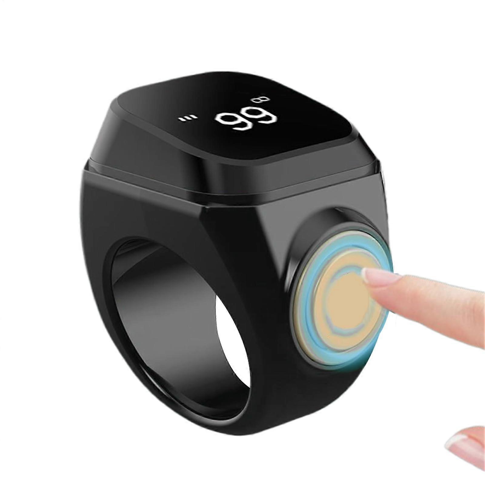 Electronic Finger Counter 22mm Digital Counting Ring, Lap Counter for Fitness and Sports, Golf Activity Monitoring