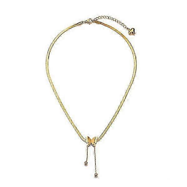 Unique Stainless Steel Butterfly Necklace