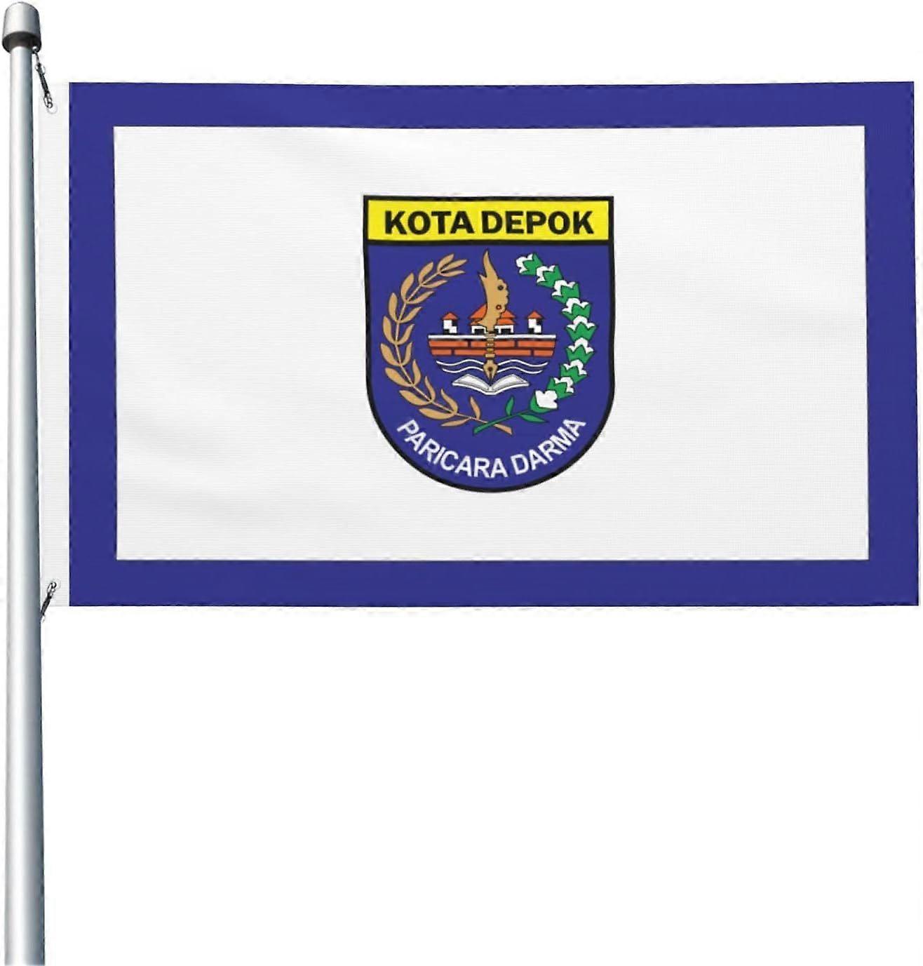 Byflagg til Depok Flag QI 1066