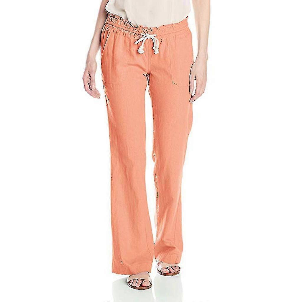 Women's Cotton Linen Pants Beach Pant
