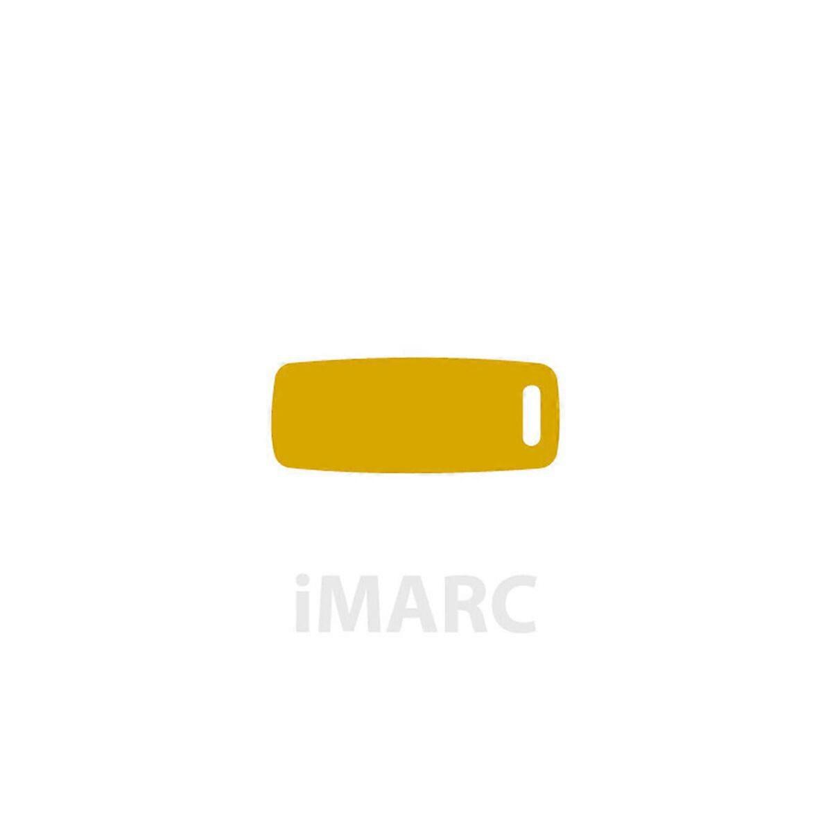 Identification plate for collar Imarc Baggage Yellow Golden