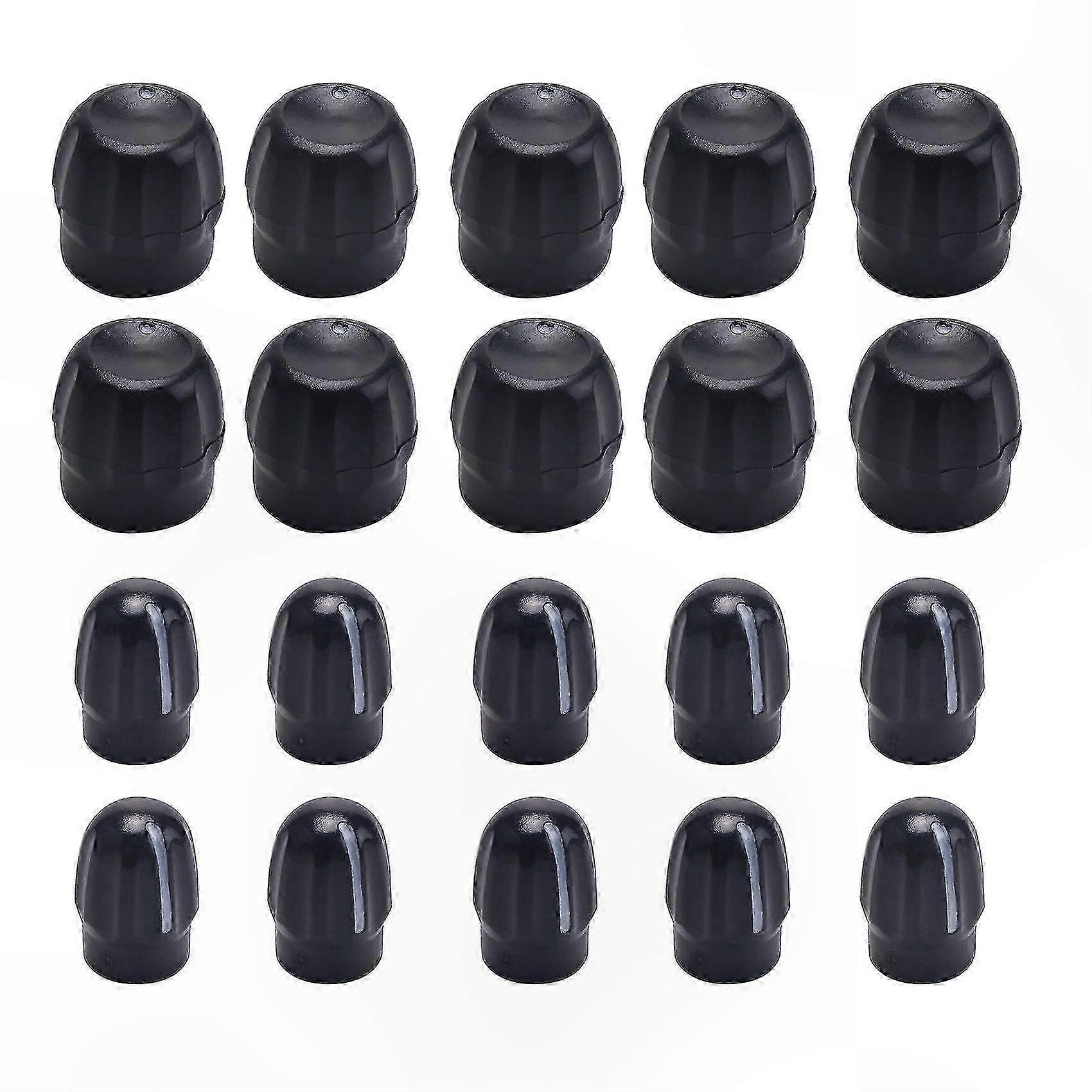 10 Pairs Replacement Knobs for Two Way Radios, Compatible with  CP040 EP350 GP328 EP450 Pro5 Models