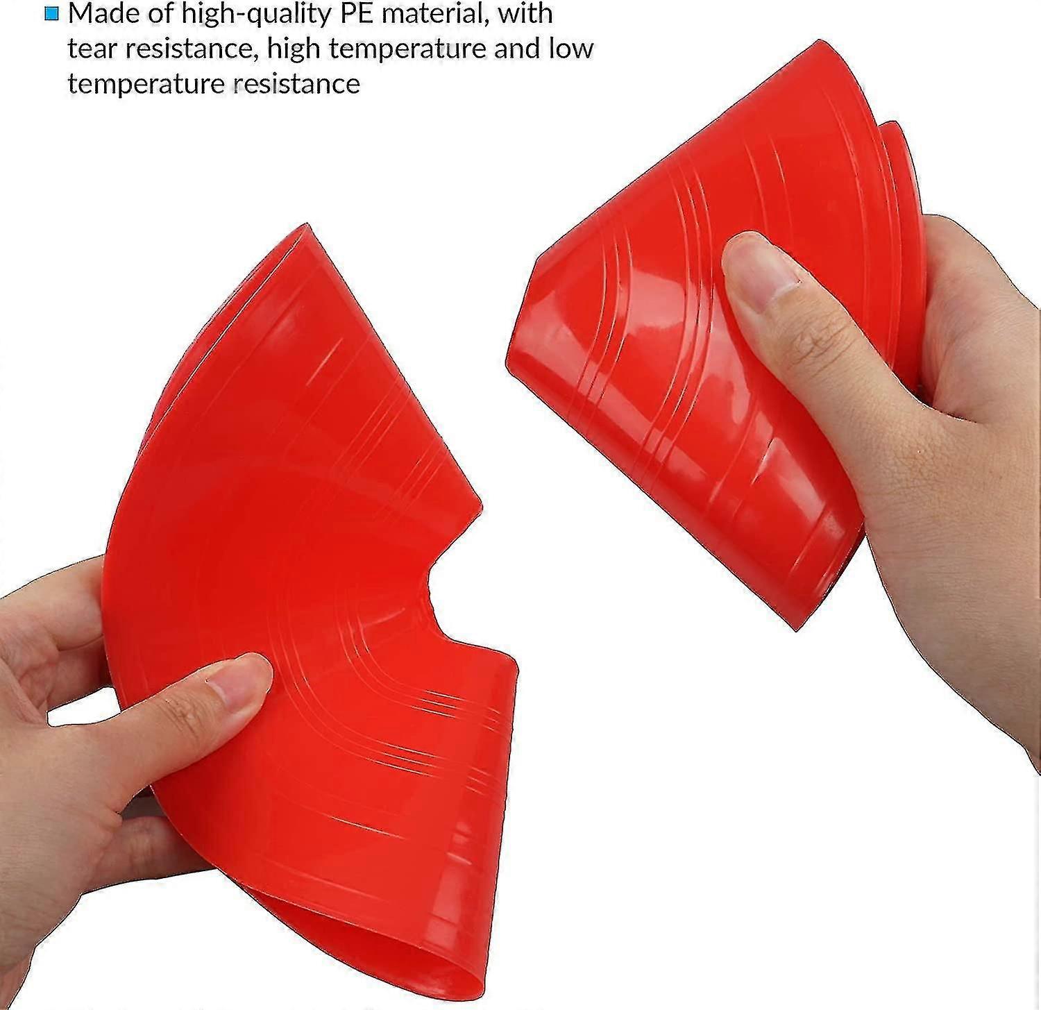 15 Pcs Cone Marker Discs, Multipurpose Training Space Obstacle Marker Cones For Soccer