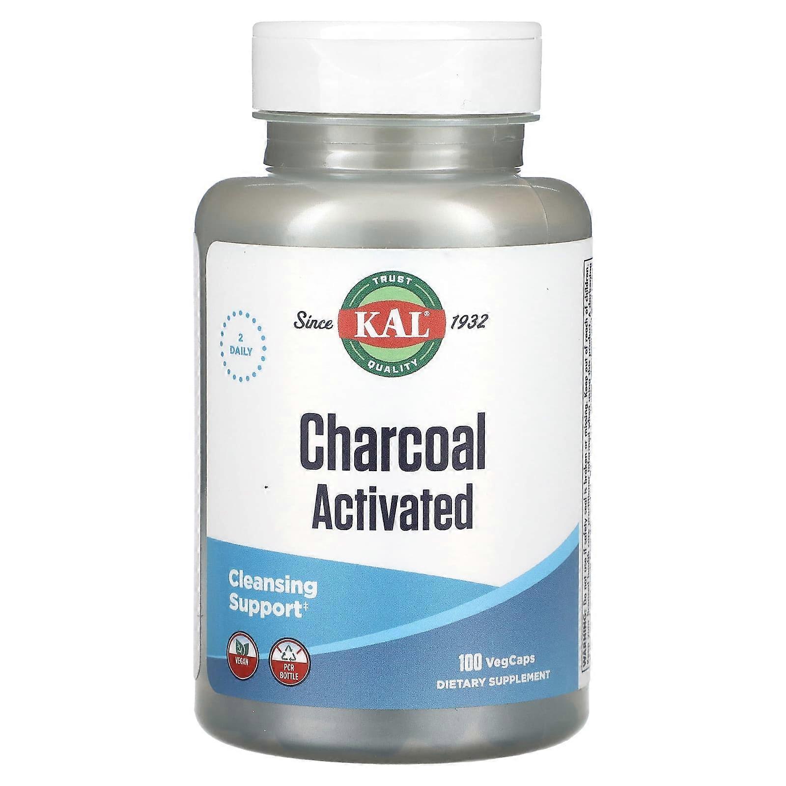Charcoal Activated, 100 VegCaps