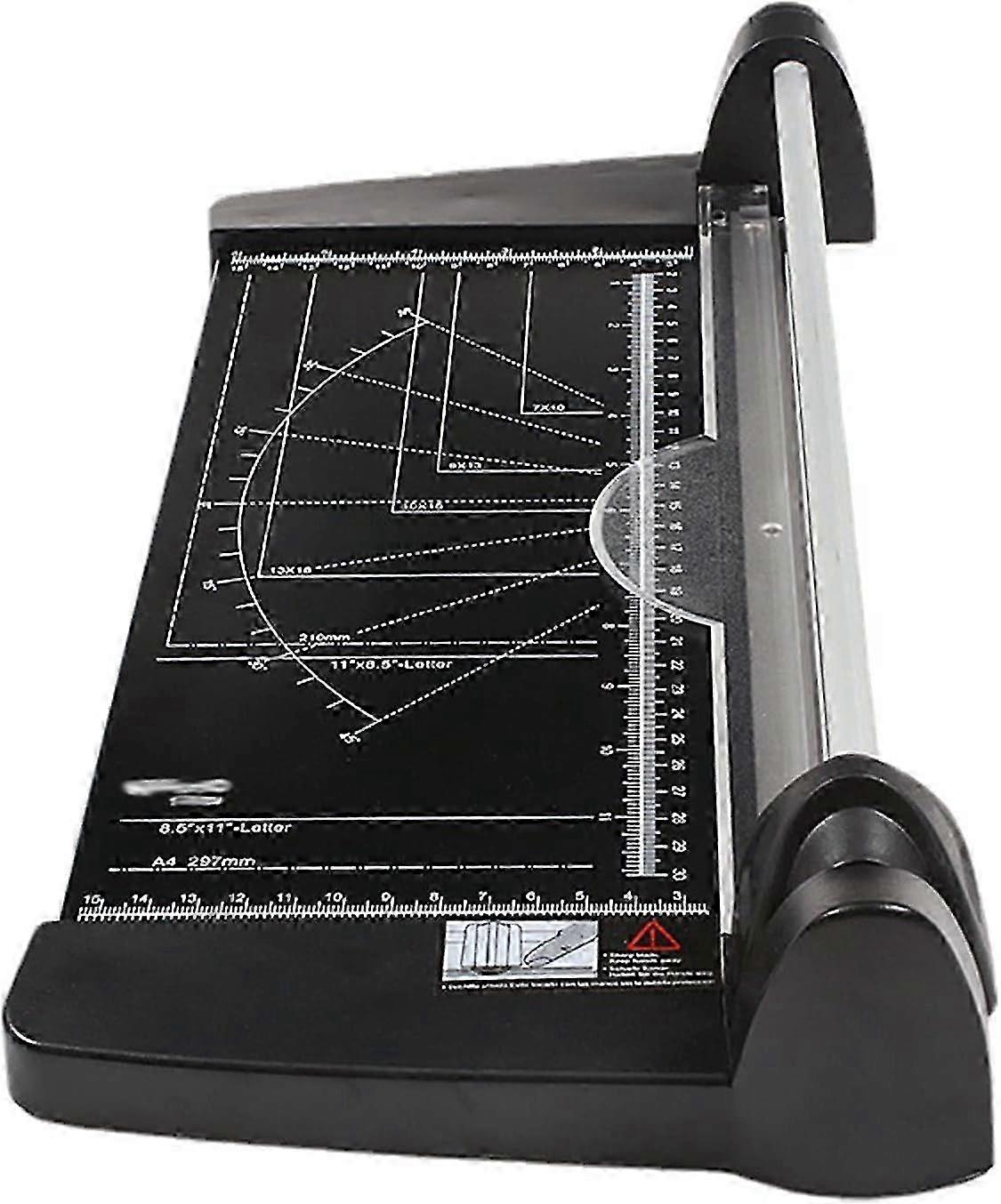 25-26 Stackable paper cutter, portable guillotine cutter for scrapbooking with protection, standard cutting for paper, photos, or labels, A4