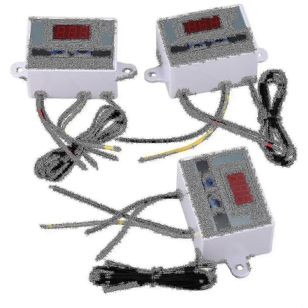 2025 3pcs 220v 10a Digital Led Temperature Controller Thermostat Control Switch Probe