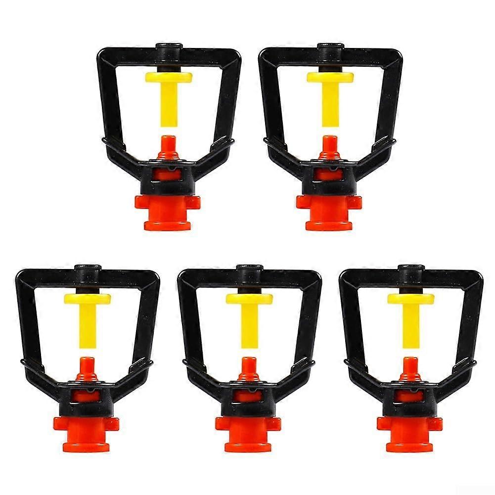 Garden Irrigation Rotating Misting Nozzle Set 5Piece For Effective Plant Watering 5Pack Misting Nozzles