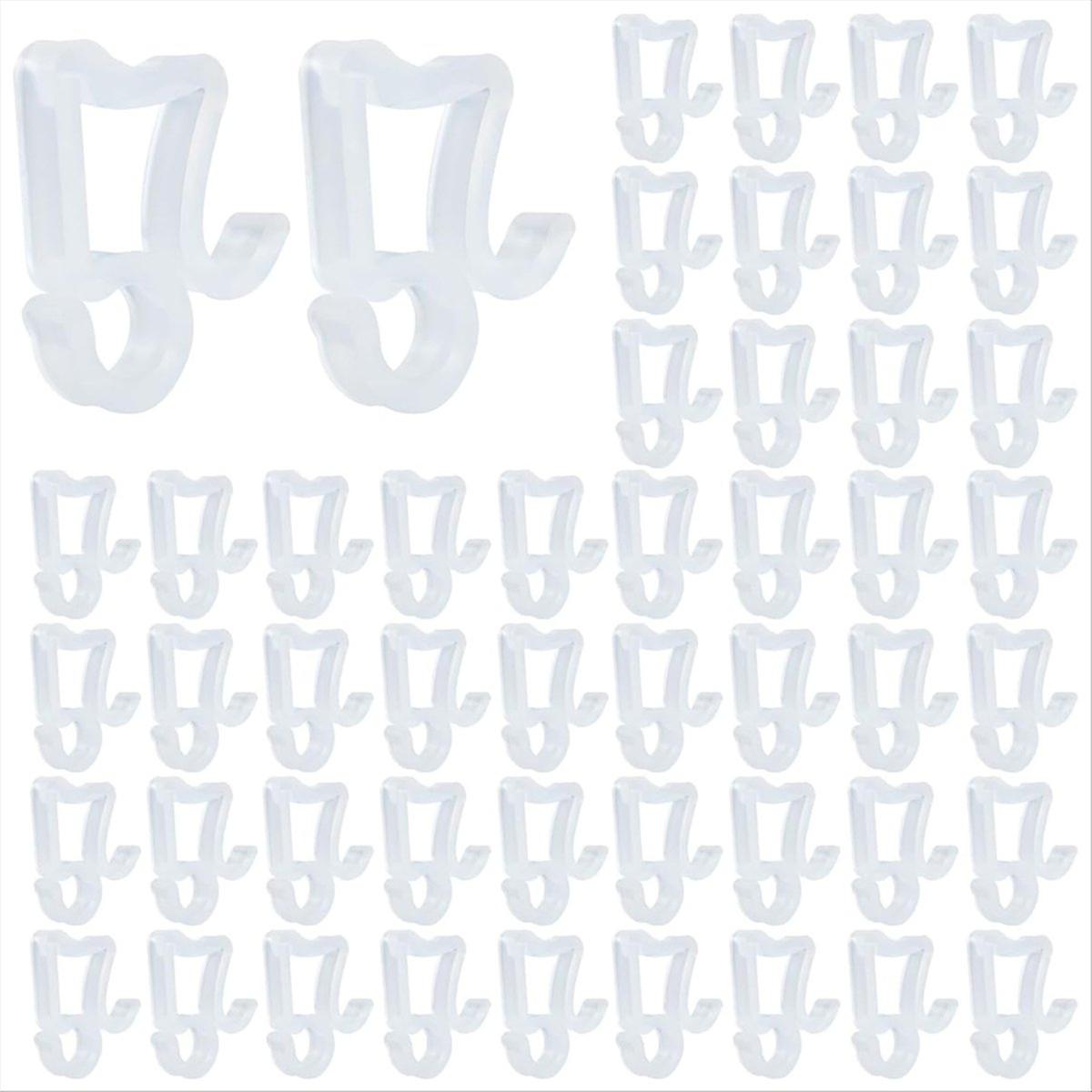 Gutter Hooks, Mini Plastic Christmas Light Clips Outdoor Light Clips