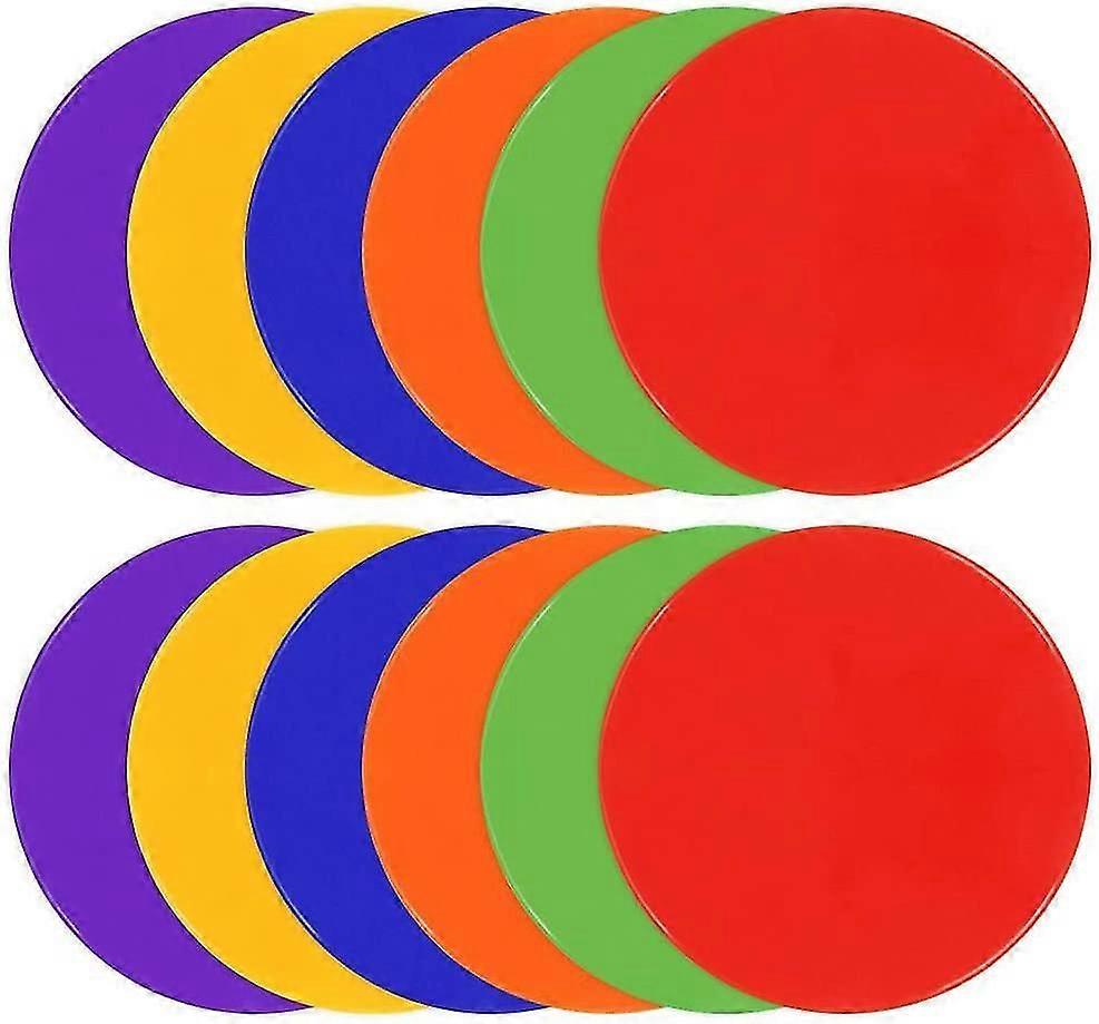 Non Slip Flat Rubber Round Sports Marker Discs