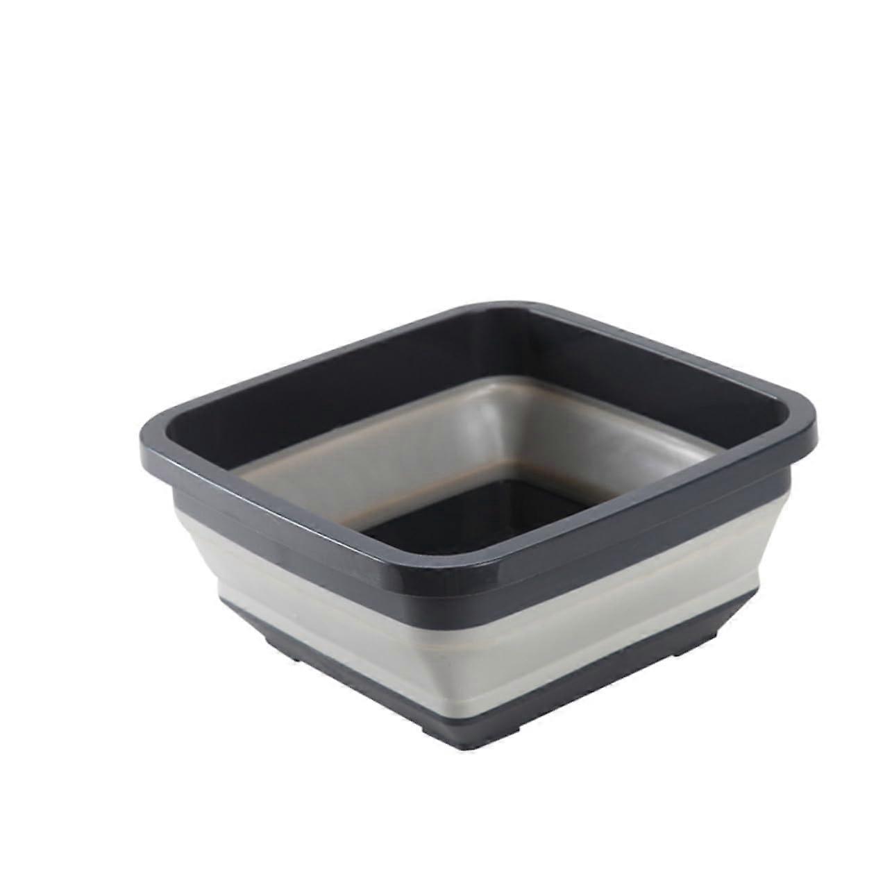 Foldable Household Washing Basin With Non Slip Bottom Collapsible Portable Wash Basin For Travel