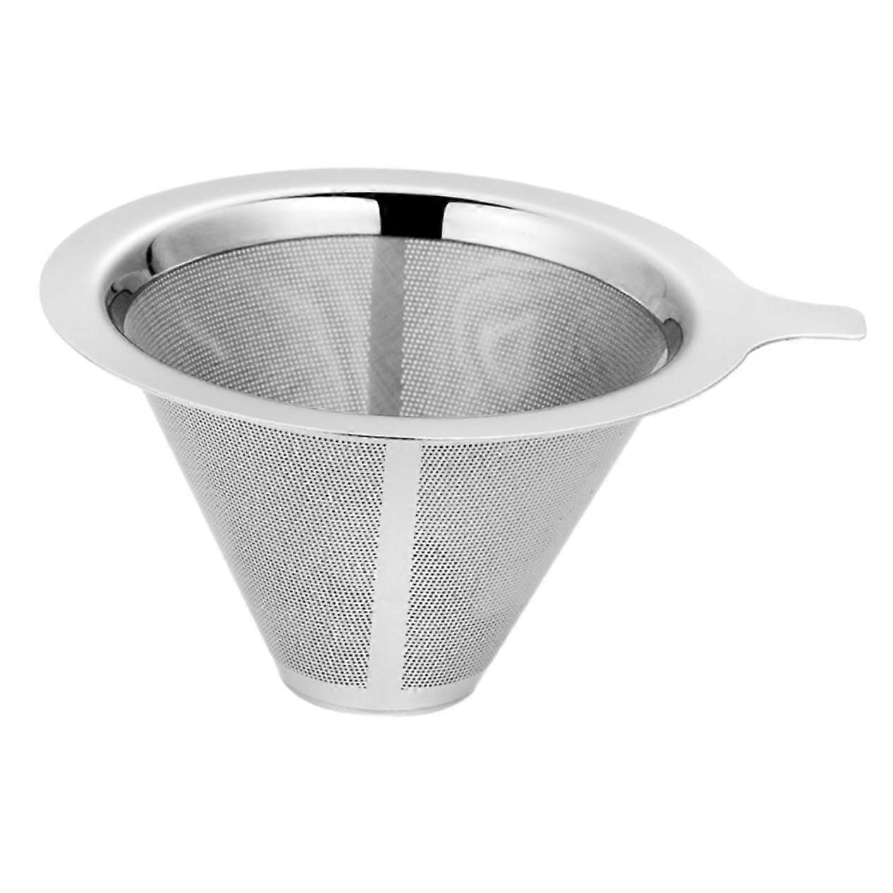 Reusable Stainless Filter Fine Mesh Temp Resistant Compatible With Most Espresso Machines