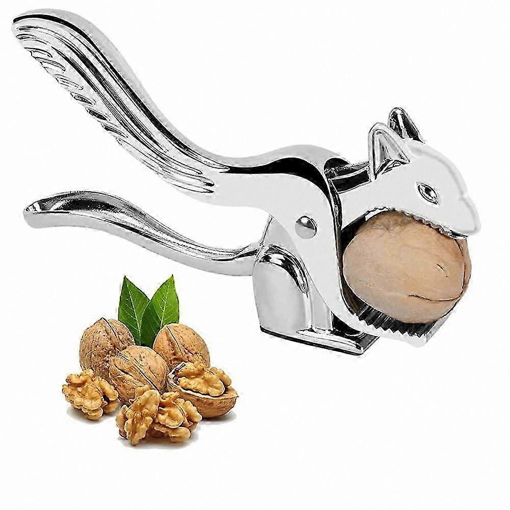 Durable Metal Nut Cracker Tool for Walnuts and Nuts, Stainless Steel Sheller