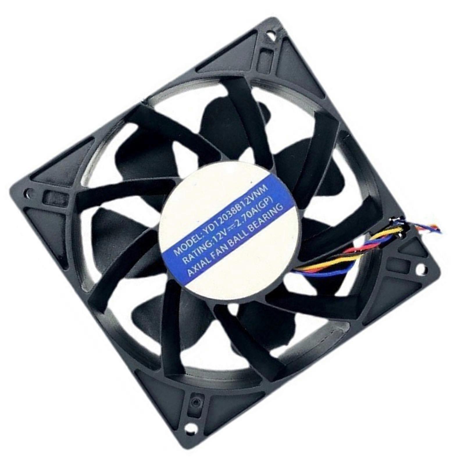 Computer PC Case Fan 120mm 12V 2.7A 6000RPM Brushless Cooling Fan Replacement For PC Desktop Computer Case Server Multicolor