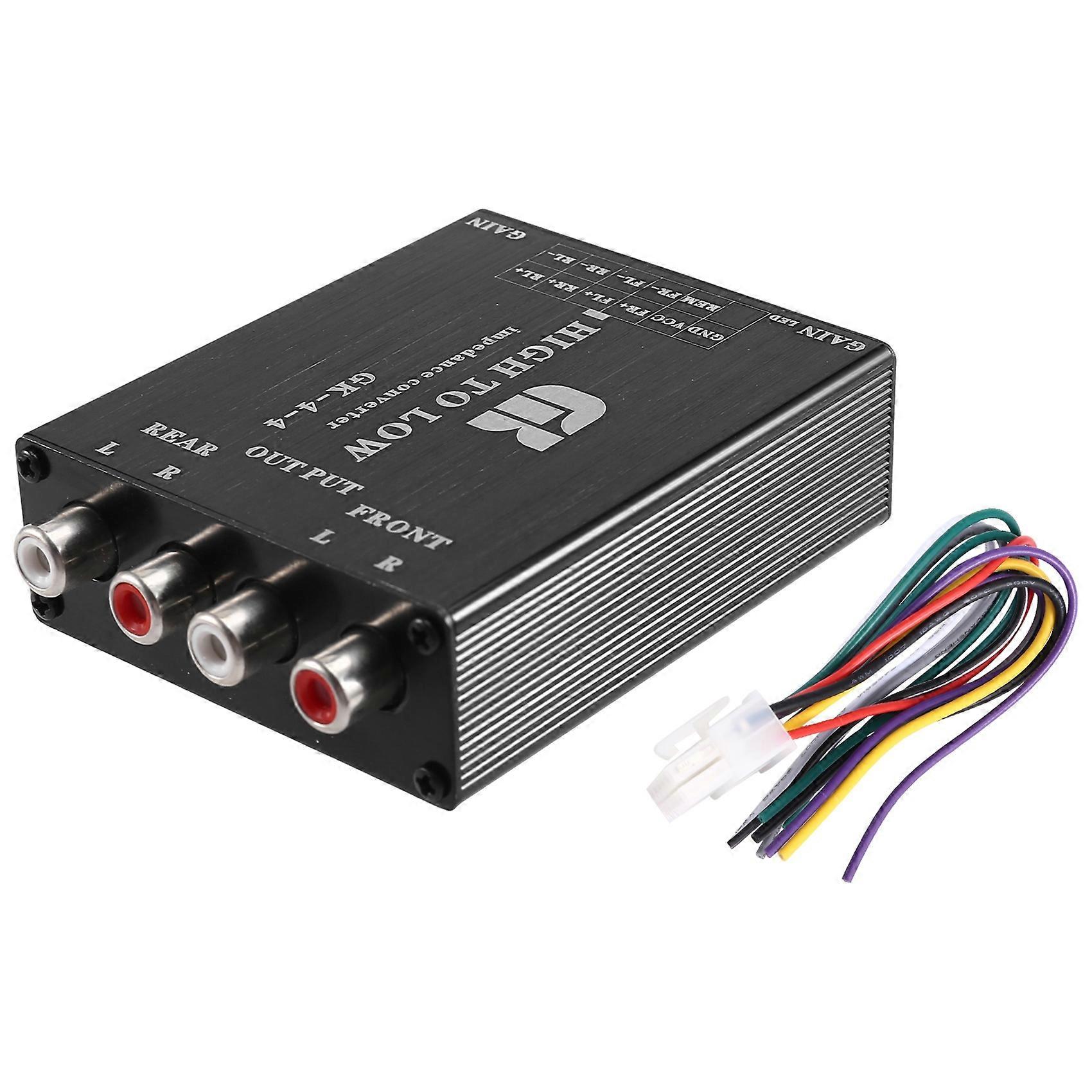 Multifunction Sound Converter 50W 4 Channel Simple to Operate Lossless Sound Transmission for Automotive Electronics
